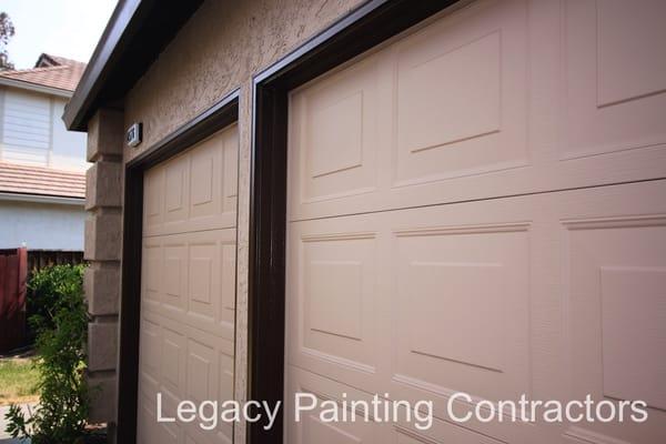 Livermore, CA.  house painting services, garage details