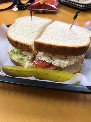 Chicken salad sandwich