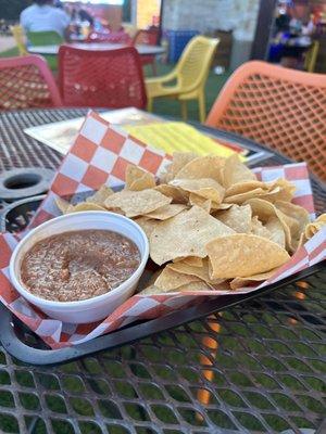 $8 chips and salsa (bo refills or $4 salsa refill)