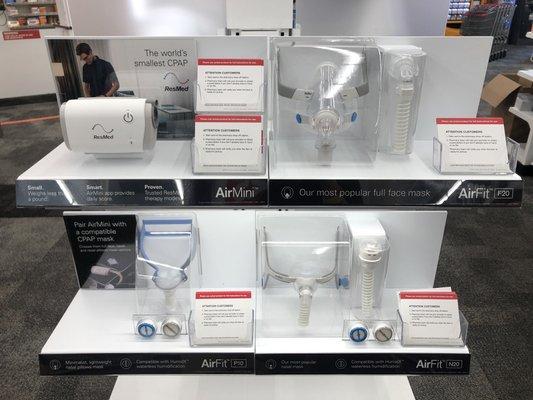 Travel CPAP and CPAP masks