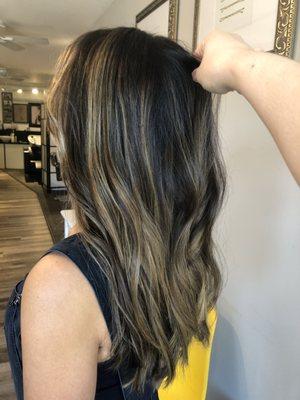 Brunette Balayage by Charity Curry