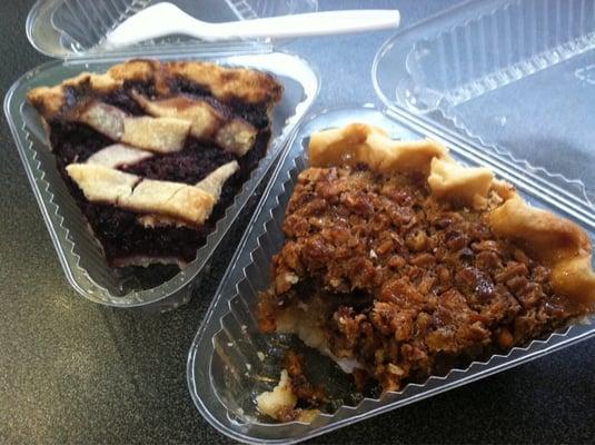 Holy smokes!!! Derby pie and blackberry pie are ridiculously good! Giving grandma a run for the money here!