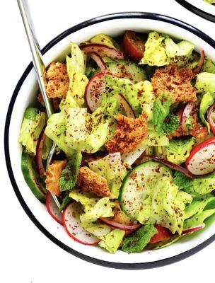 Fattoush salad.