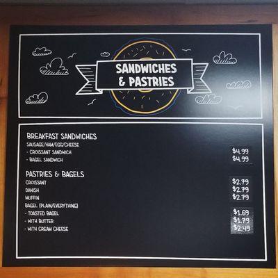 Menu - Sandwiches