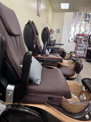 New massage chairs.