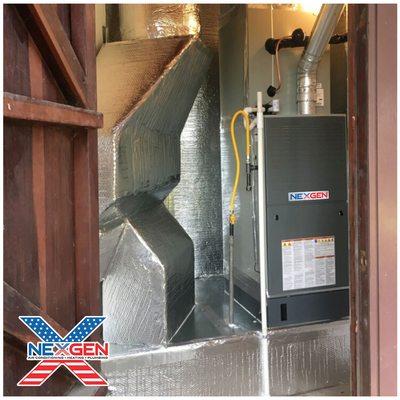 Your furnace is only as great as the insulation surrounding it, check out this home's great insulation job and new heater!