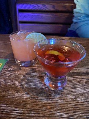 Free Chunk cocktail and cosmopolitan