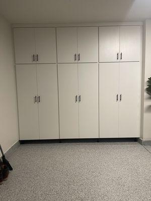 Garage cabinets