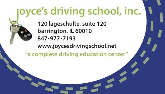 Joyce's Driving School in Barrington, Crystal Lake and Algonquin