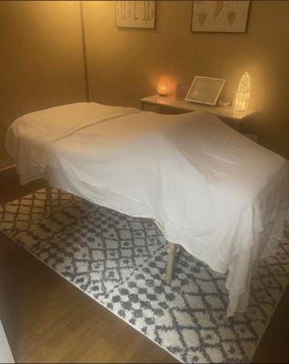 Inside massage room