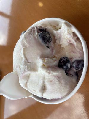 Cheese cake with blueberries