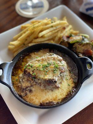 French Onion Filet Mignon signature dish