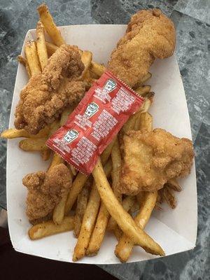 Chicken Tenders Boat