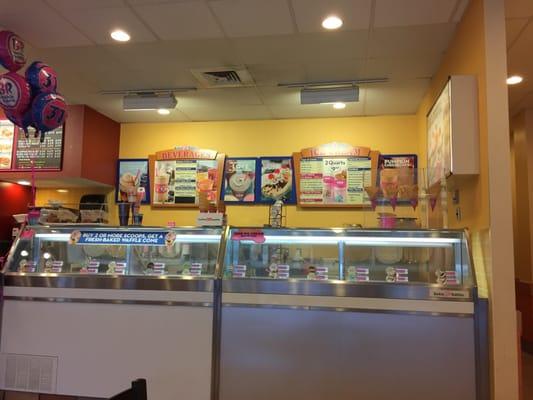 they have Baskin Robbins also. no shortage of sugar and fat here )