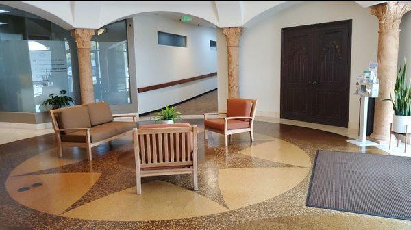 The main lobby of the Osteopathic Center San Diego