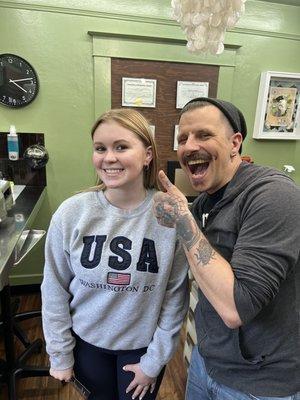 Josh, favorite body piercer at Black Hole.