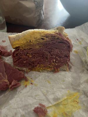 The superior restaurant, corn beef sandwich.