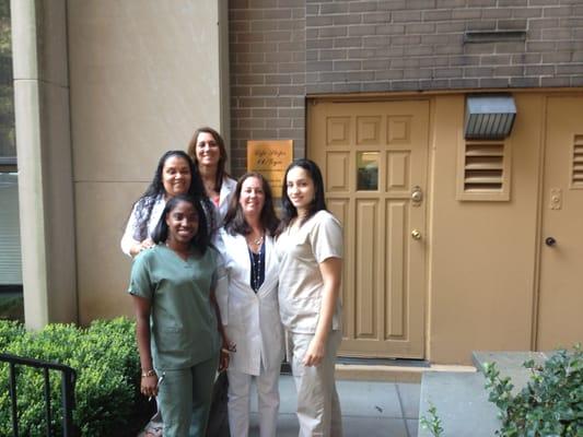 Our Warm and welcoming Staff: Dr. Morrone and Kirsch, Denise, Ayanna and Luisette