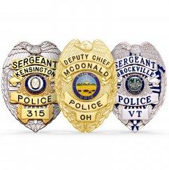 Police, Fire and EMS Badges