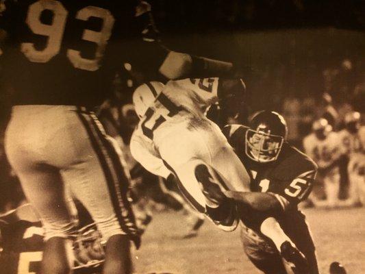 #51 USC Linebacker Bob Jensen 1969.