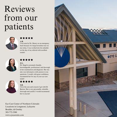 Patient-centered care is our number one priority.