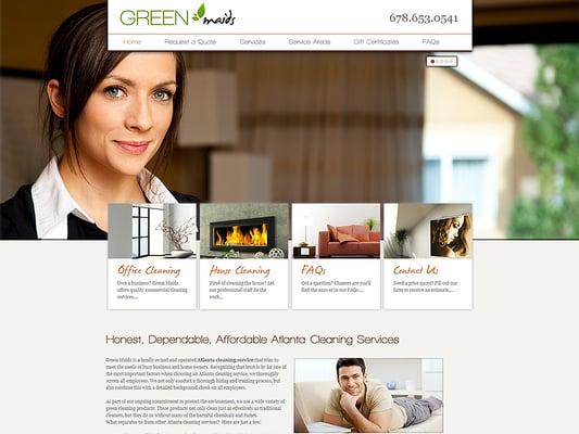 Our Work: AtlantaGreenMaids.com