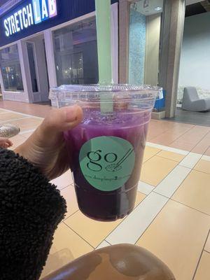 Tiger sweet potato bubble tea