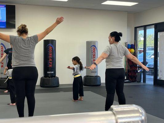 Mommy and daughter training