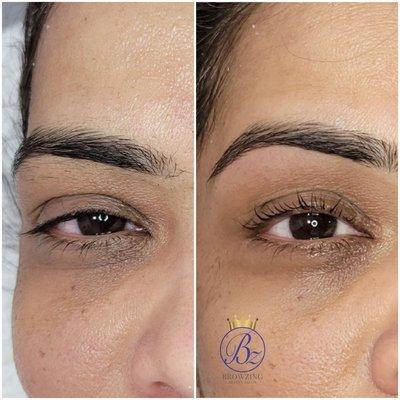 Lash Lift and Eyebrow Threading