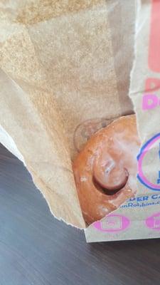 Indian hair in my Dunkin Donuts donuts