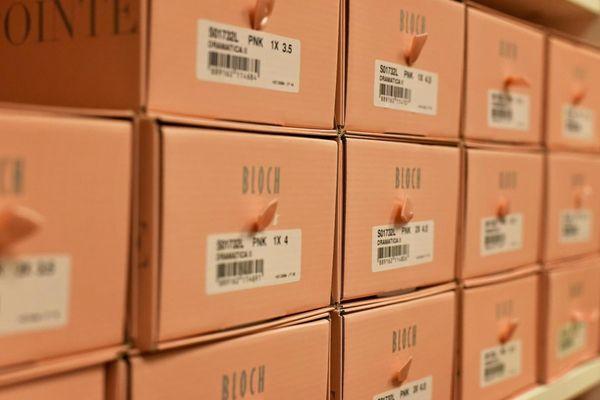 1,000's of pointe shoes stocked including Bloch