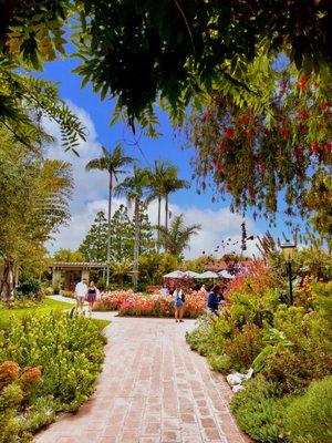 View from one of the gardens