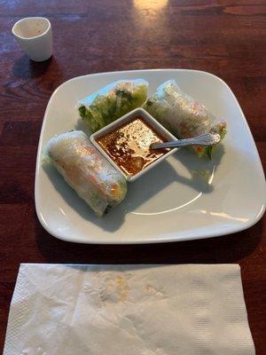 Sprig 1. Four Piece Egg Rolls