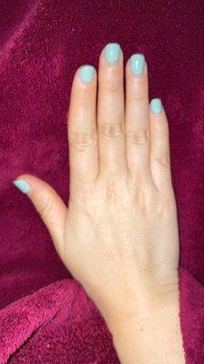 Gel manicure