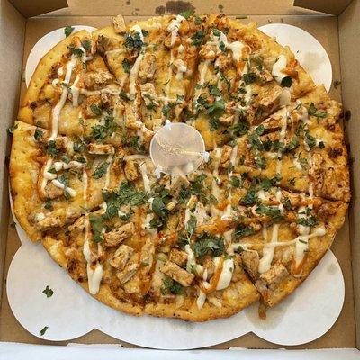 Signature Chipotle Chicken Pizza (Plant Based)