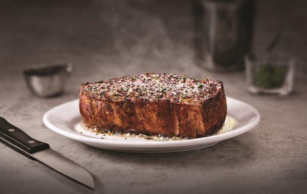 Enjoy a perfectly-cooked NY Strip