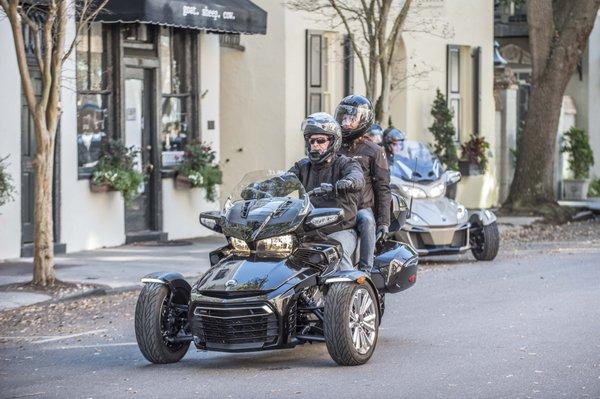 The Can-Am Spyder is a versatile 3-wheeler, made for adventure!