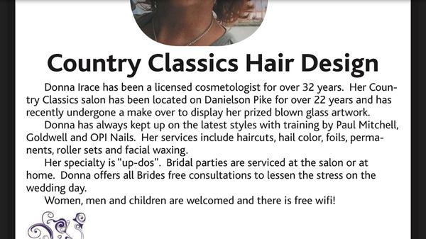 Country Classics Hair Design