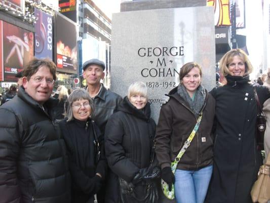 Tour groups from Long Island and Ohio on Nov. 15 Broadway Walking tour. All had a great time.