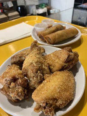 Thai Wings and Crispy Firecracker Roll