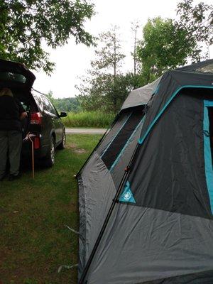 View from the campsite