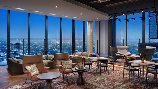 44th Floor Vinyl Parlor with lounge and entertaining areas