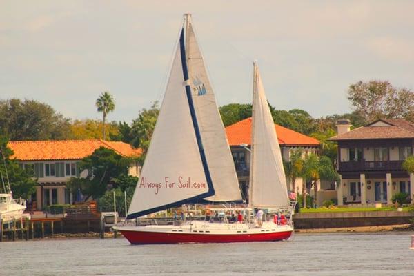 Such a relaxing day on the water with Always For Sail. So much fun!