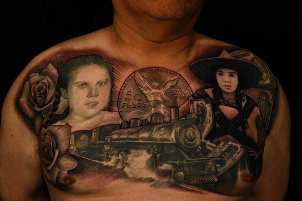 Chest piece by Bryan Ramirez