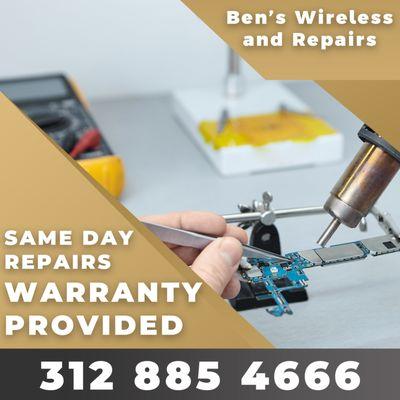 ALL TYPE OF CELL PHONE REPAIRS AVAILABLE HERE ‼
BEST PRICES GUARANTEED !!
SAME DAY REPAIRS WARRANTY PROVIDED