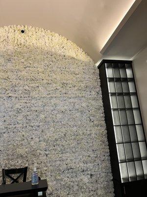 Interior floral wall