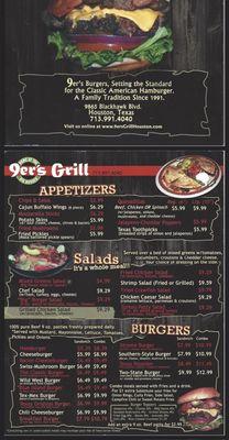 Menu from online