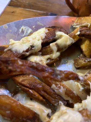 Cheese and gravy fries