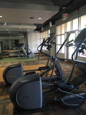 Ellipticals and treadmills