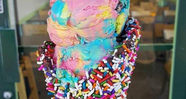 You can get crazy with mixed flavors & dipped & sprinkles cones ;-)